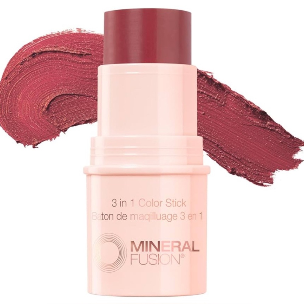 NWT Mineral Fusion 3-in-1 Color Stick - In Berry Glow